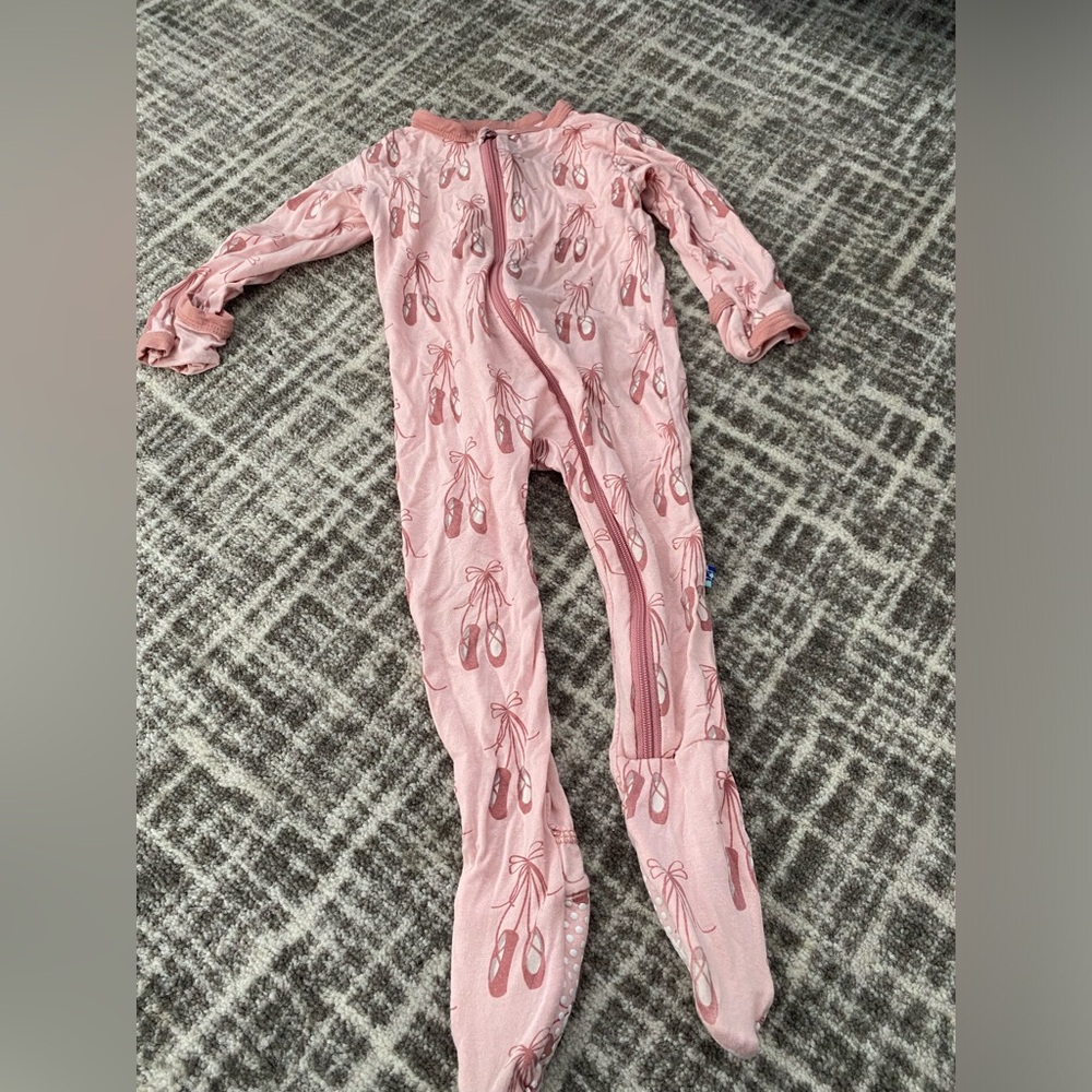 Kickee pants girl footie